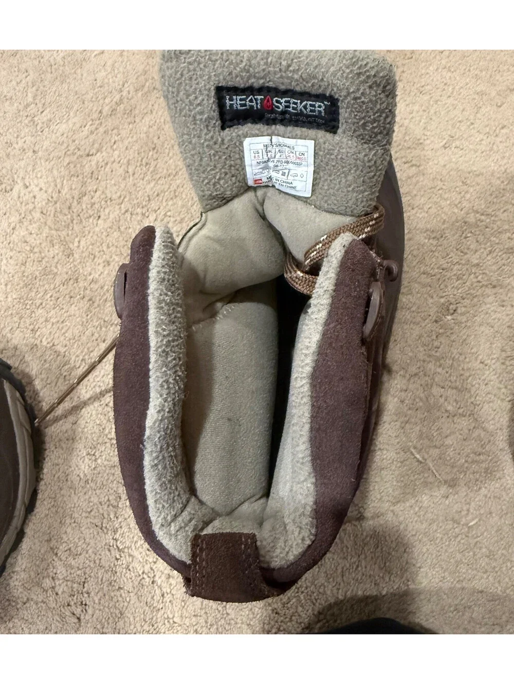 The North Face Chilkat 3 Heat Seeker 200gr Waterproof Winter Boot Mens Size 8.5
